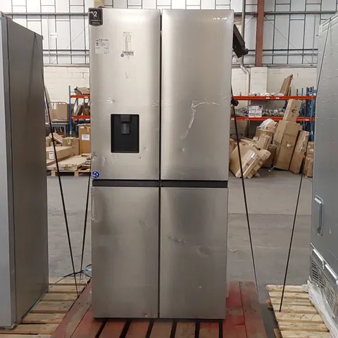 HISENSE RQ560N4WCF PUREFLAT AMERICAN FRIDGE FREEZER SILVER - UNPROCESSED RAW RETURN