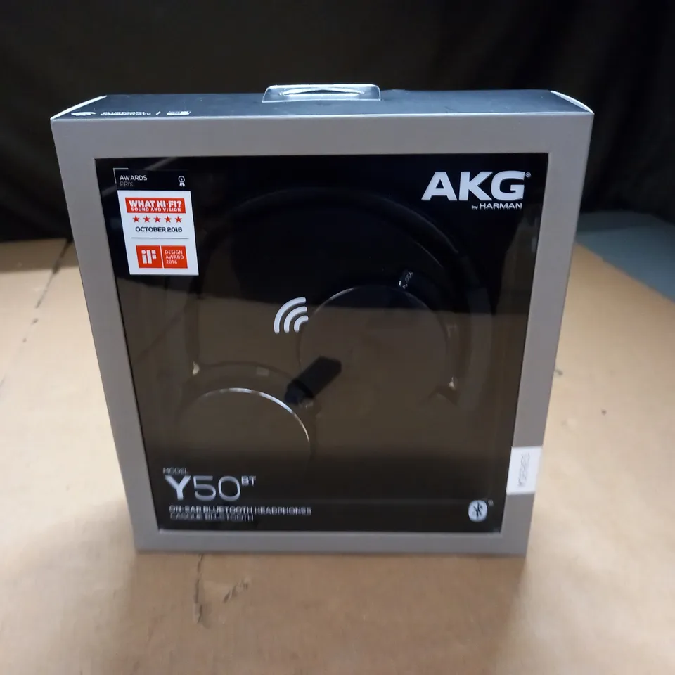 SEALED AKG MODEL Y50 BT ON-EAR BLUETOOTH HEADPHONES
