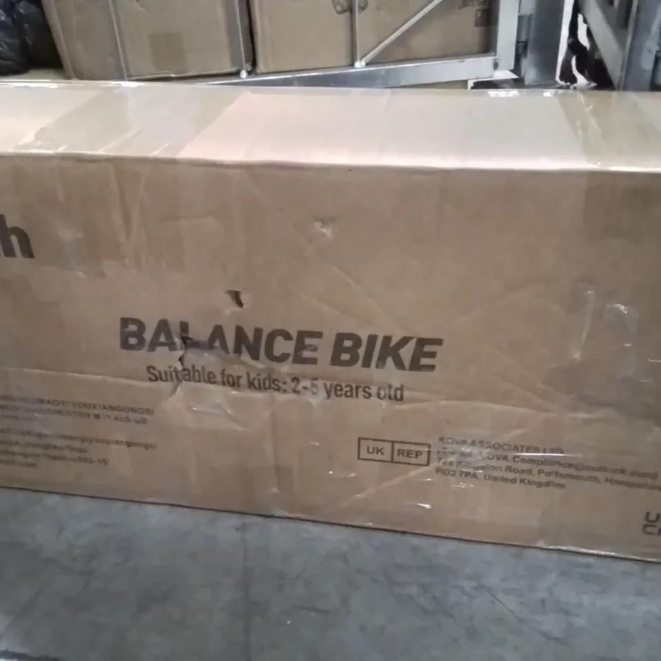 BOXED KIDS BALANCE BIKE 