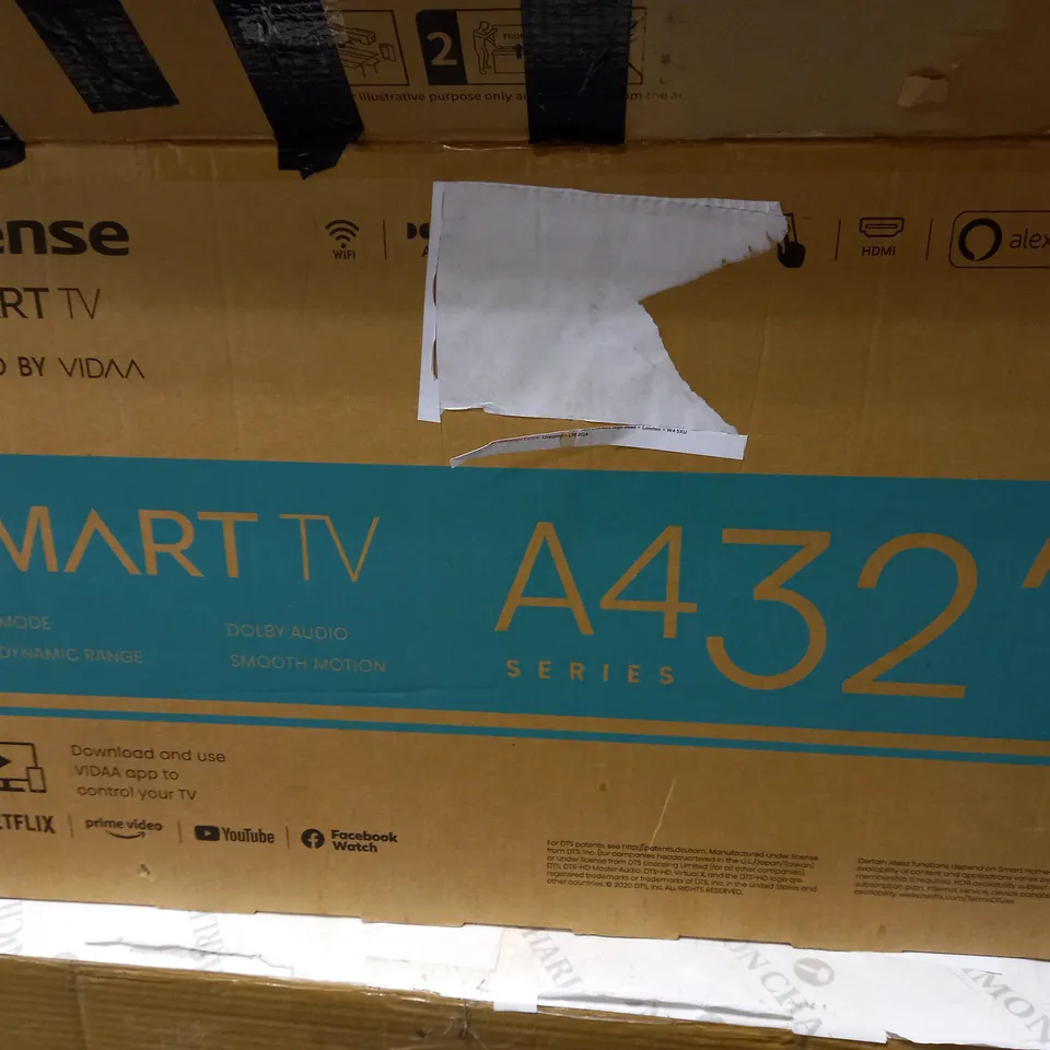 HISENSE A4GTUK 32" HD SMART TV