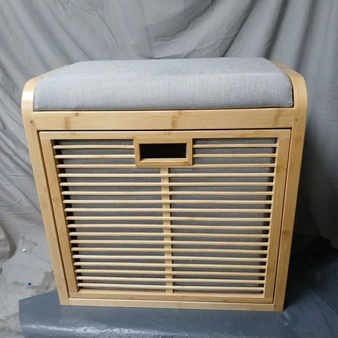 JOHN LEWIS BAMBOO SHOE SEAT STORAGE. BOXED