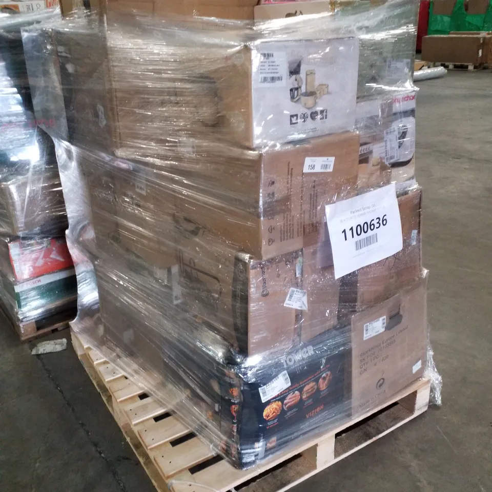PALLET OF APPROXIMATELY 22 UNPROCESSED RAW RETURN HOUSEHOLD AND ELECTRICAL GOODS TO INCLUDE;
