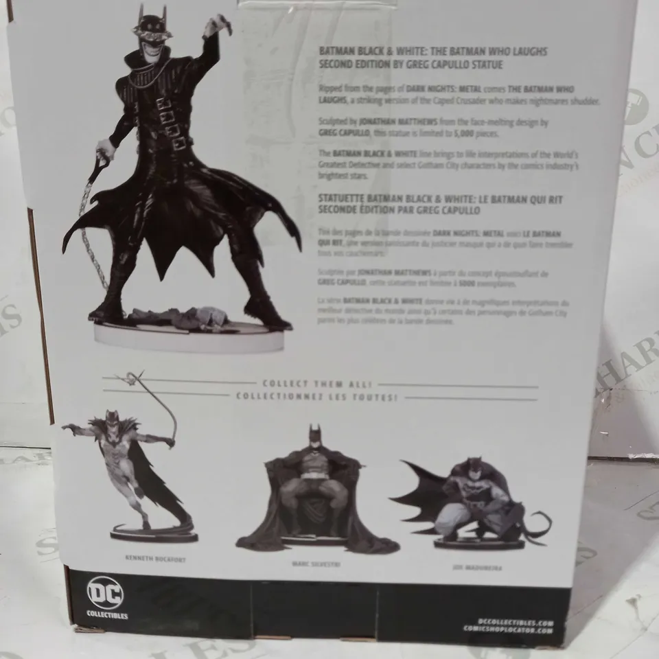 DC COLLECTIBLES BATMAN BLACK & WHITE THE BATMAN WHO LAUGHS SECOND EDITION FIGURE