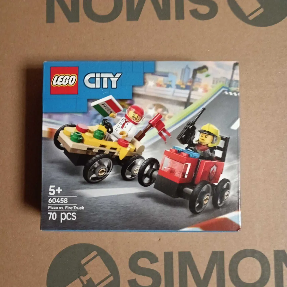 LEGO CITY 60458 PIZZA VS FIRE TRUCK 