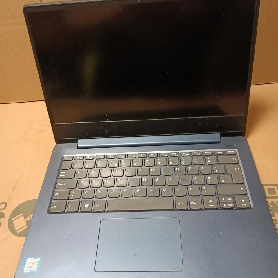 LENOVO LAPTOP BLUE, MODEL UNSPECIFIED. UNBOXED