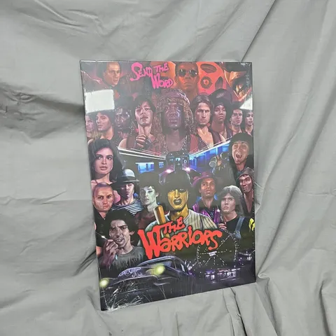 THE WARRIORS DISPLATE METAL POSTER