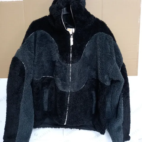 TRENDT VISIONZIP UP JACKET IN BLACK/GREY - SIZE UNSPECIFIED