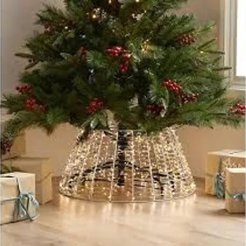 FESTIVE PRE LIT TREE SKIRT