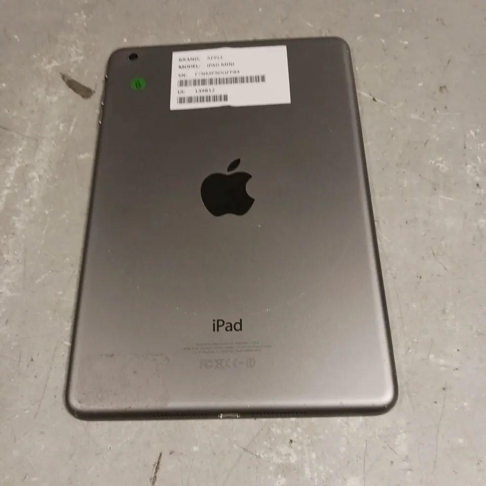 APPLE IPAD MINI GREY - MODEL A1432 