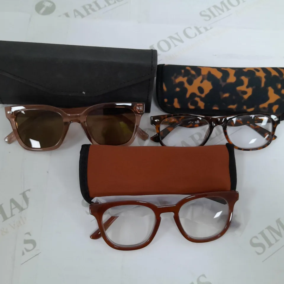 HUMMINGBIRD SUNGLASSE AND READING GLASSES 