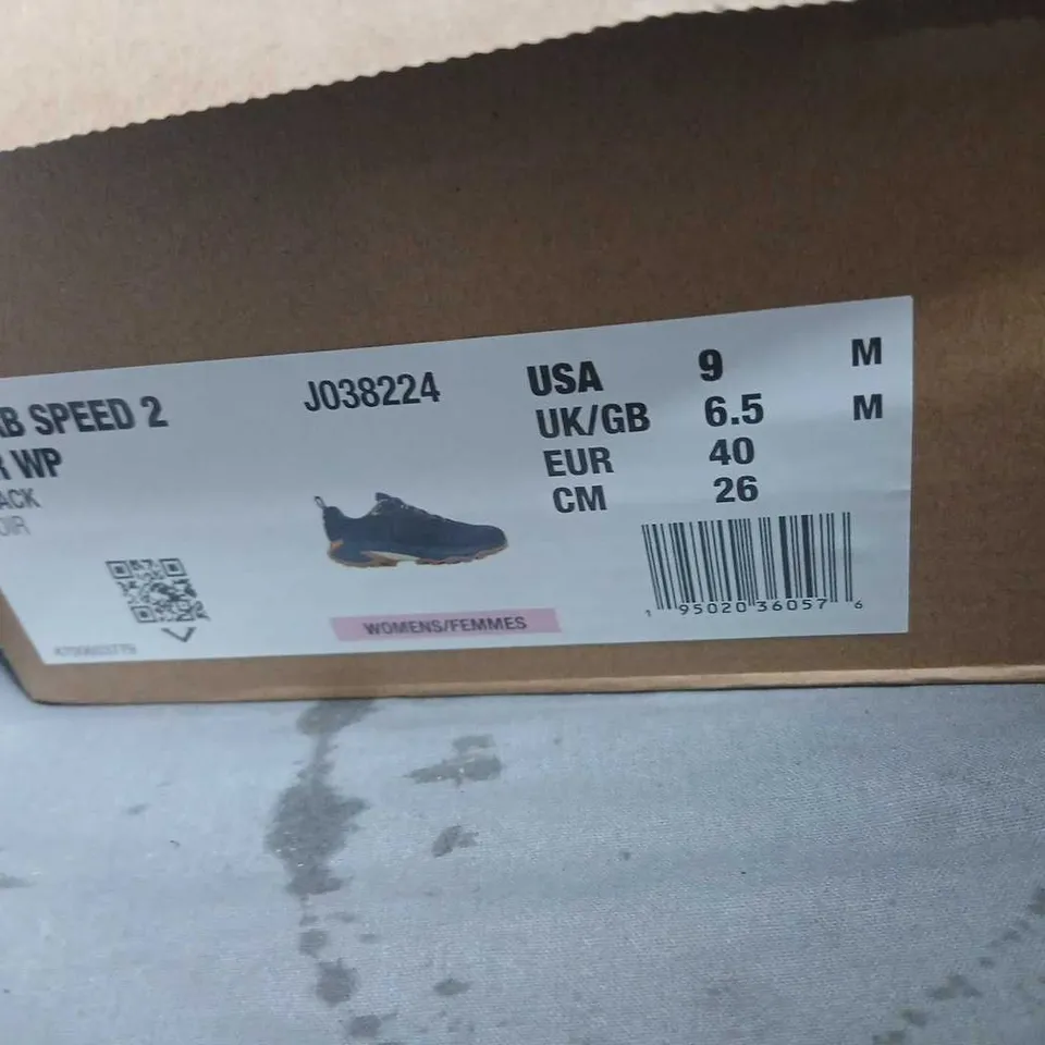 MERRELL MOAB SPEED 2 WOMEN'S WALKING SHOES – BLACK, UK 6.5 (US 9)
