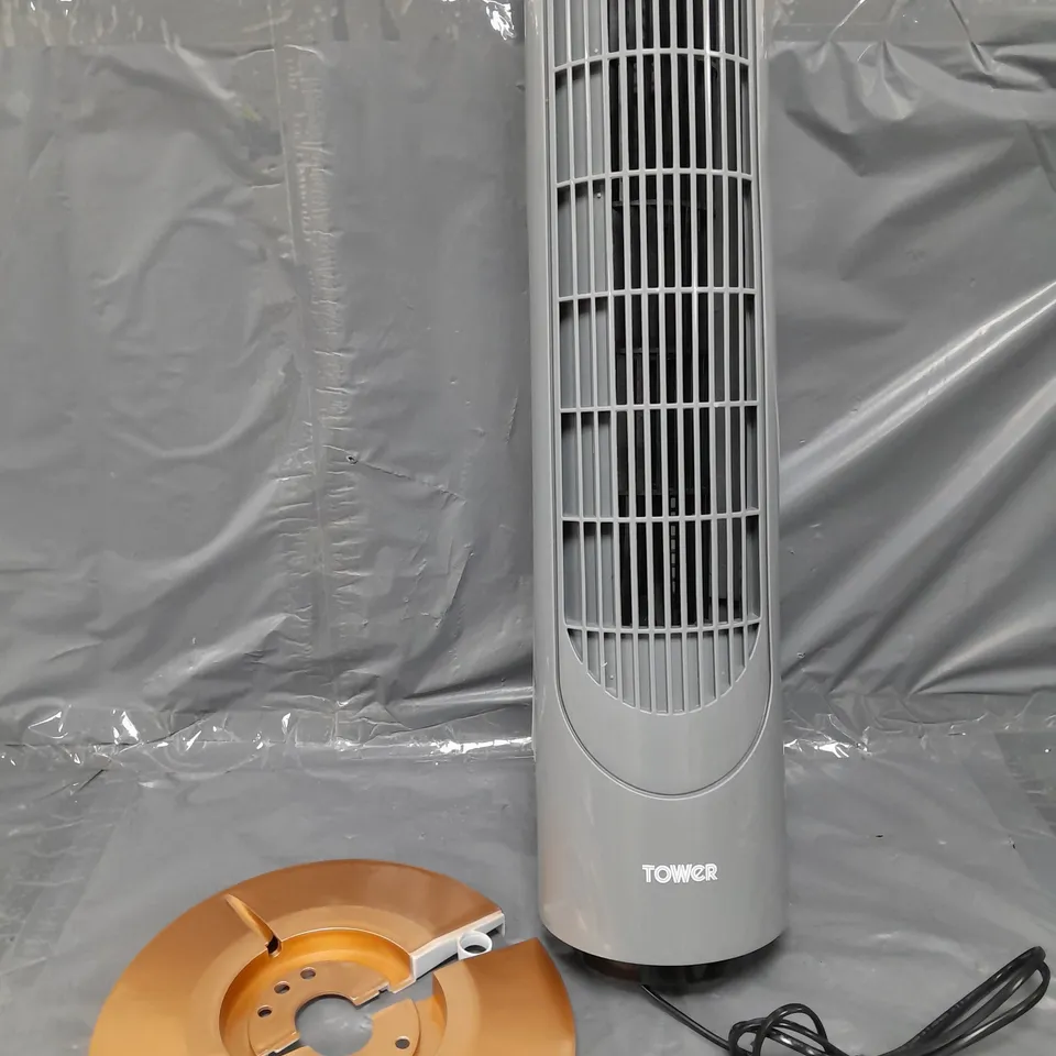 BOXED TOWER CAVALETTO 29 INCH GREY TOWER FAN 