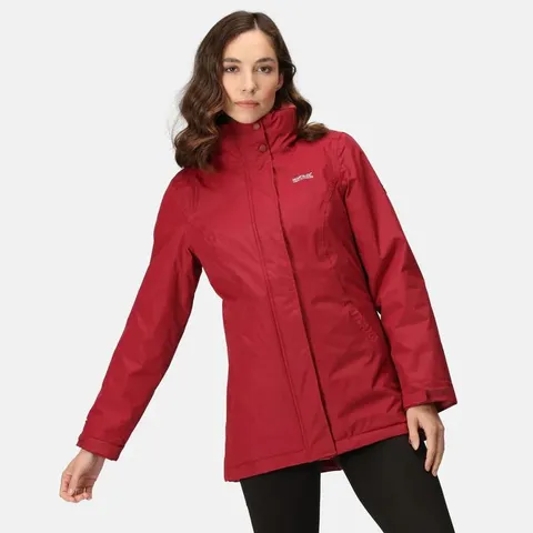 BRAND NEW REGATTA  WOMEN'S BLANCHET II WATERPROOF INSULATED JACKET RUMBA RED SIZE 8