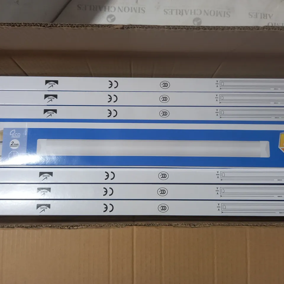 BOX OF APPROXIMATELY 30 LED PURIFICATION FIXTURE LIGHT TUBES - COLLECTION ONLY