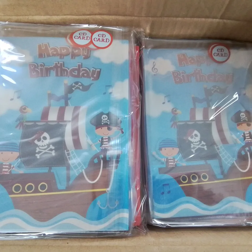 LOT OF 48 BRAND NEW PIRATE THEMED HAPPY BIRTHDAY CARDS