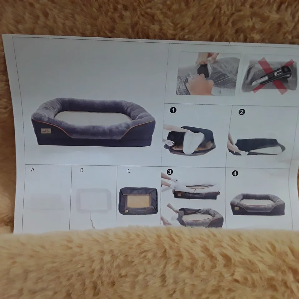 BOXED BOLSTER CUSHION IN GREY 
