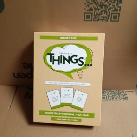 THE GAME OF THINGS... BOXED PARTY GAME