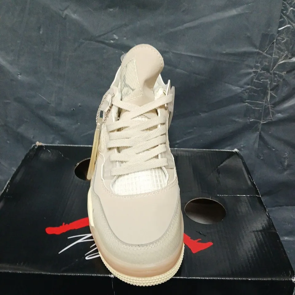 BOXED PAIR OF AIR JORDAN 4 RETRO'S - UK SIZE 7.5