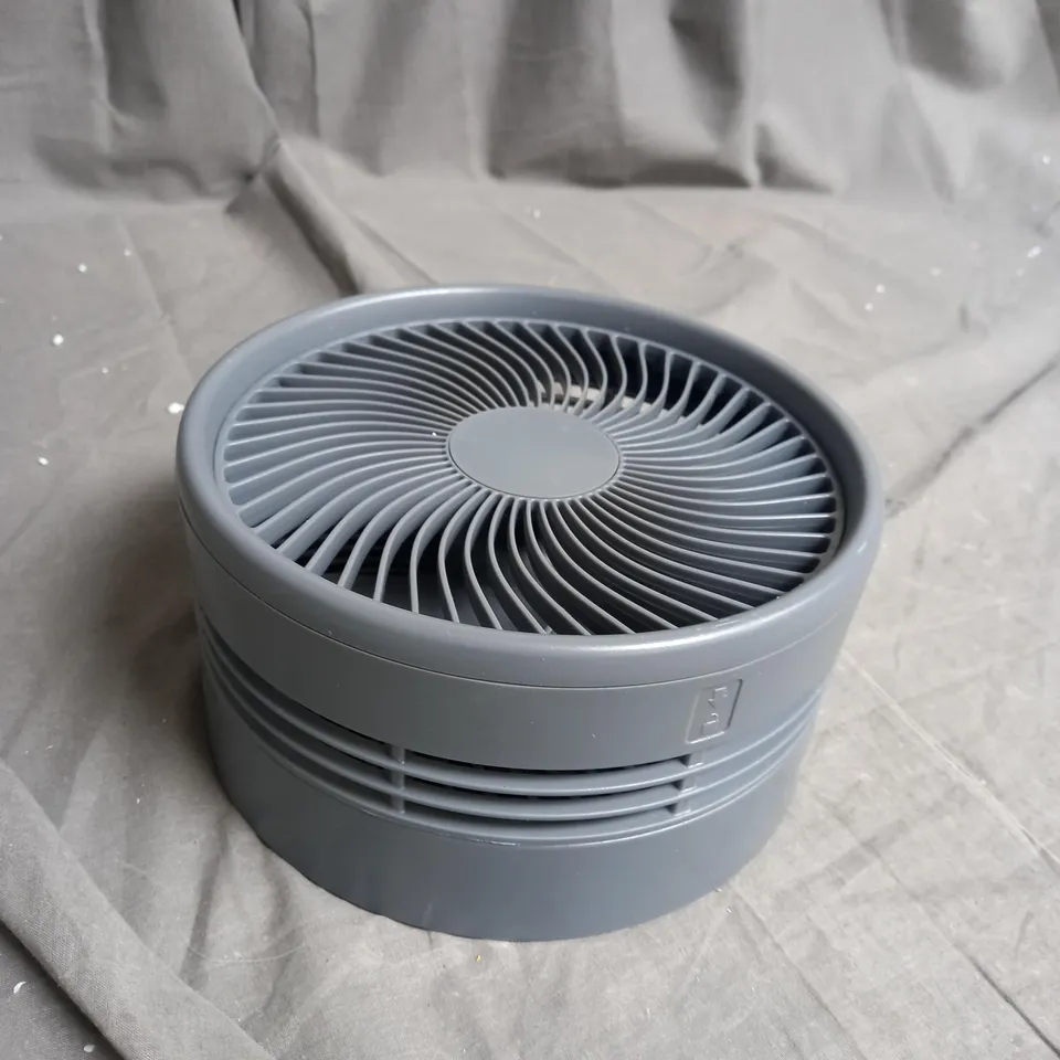 OUTLET BELL & HOWELL RECHARGEABLE AND EXTENDABLE DESK AND FLOOR FAN GREY