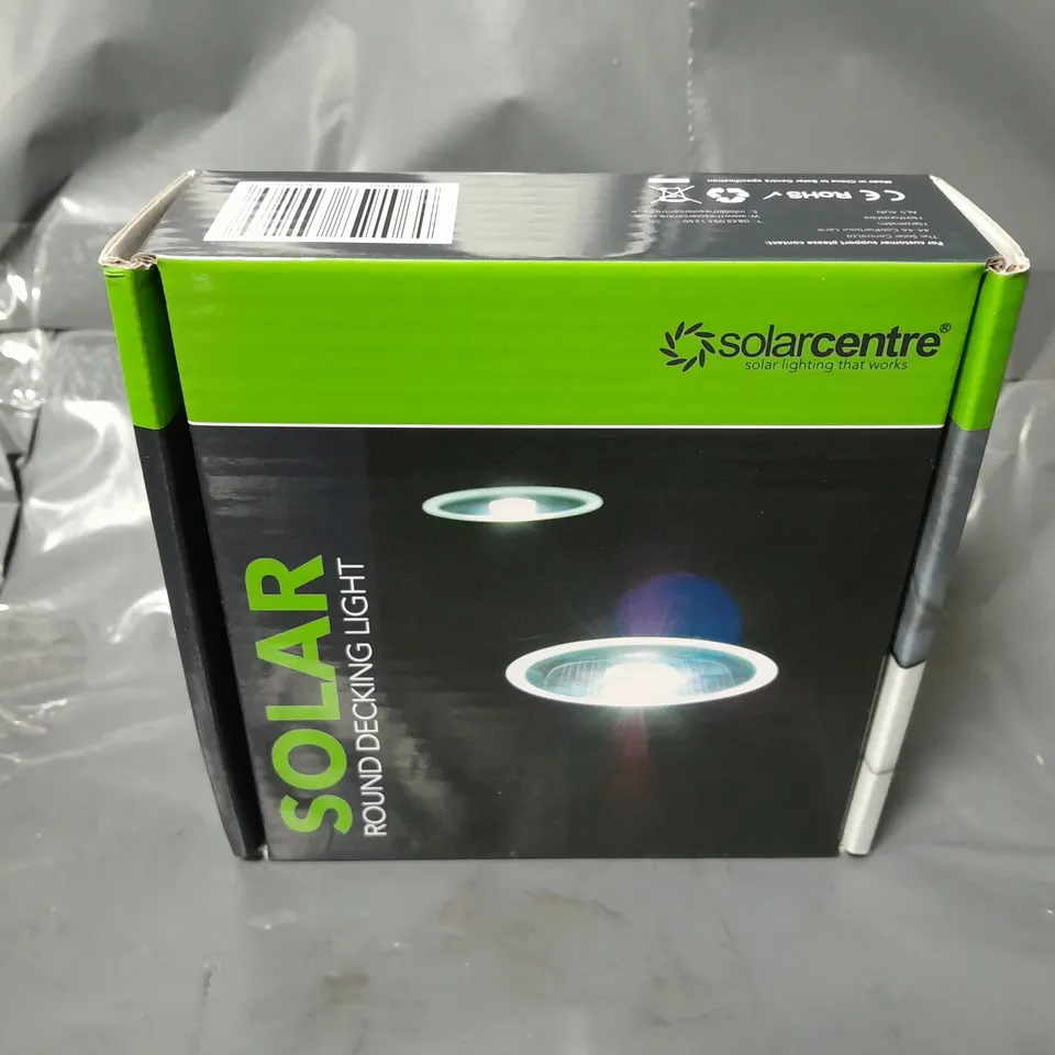 BOXED SOLARCENTRE SOLAR ROUND DECKING LIGHT