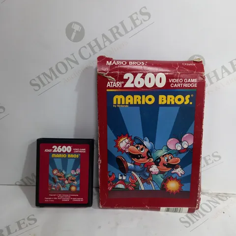 BOXED ATARI 2600 MARIO BROS VIDEO GAME CARTRIDGE 