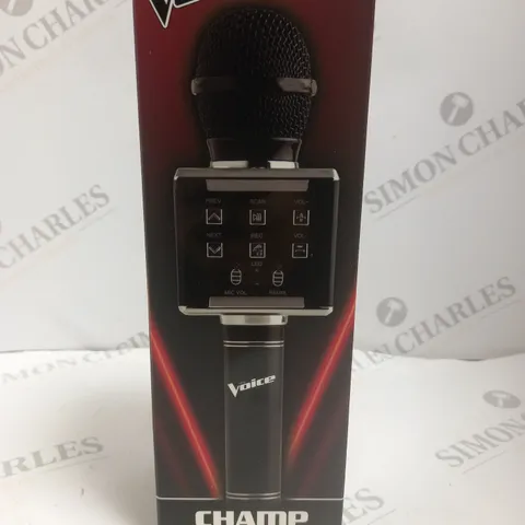 SEALED THE VOICE CHAMP DELUXE KARAOKE MICROPHONE SPEAKER