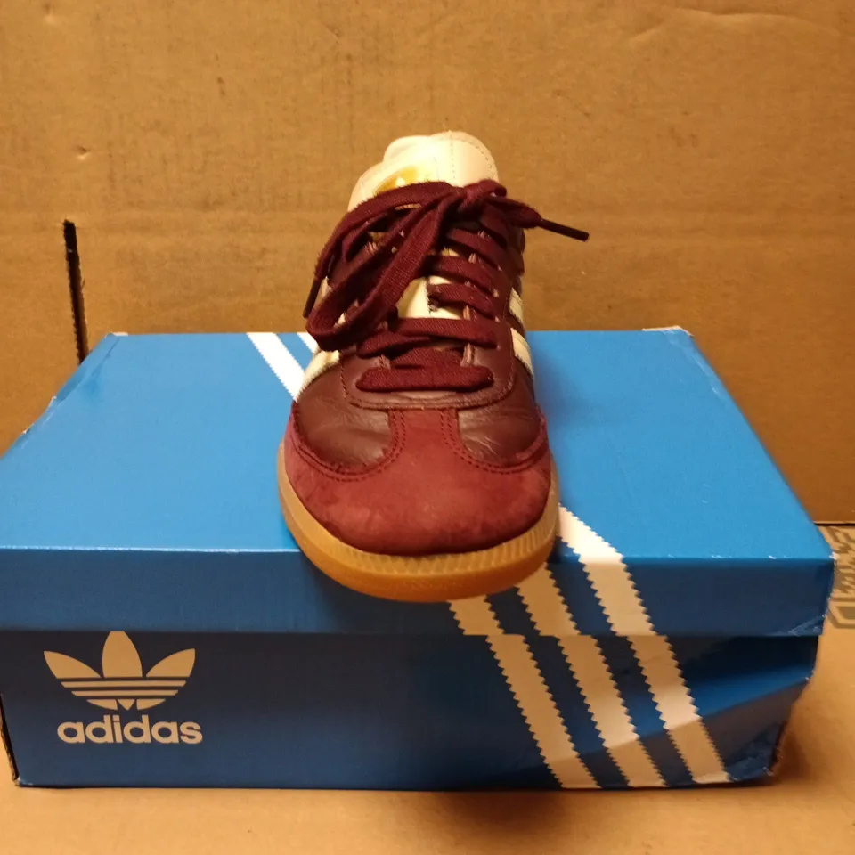 ADIDAS SAMBA OG W WOMEN'S TRAINERS – BURGUNDY/WHITE SIZE 5