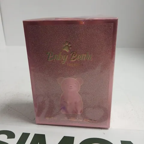 BOXED AND SEALED BABY BEARS FOR WOMEN EAU DE PARFUM 75ML