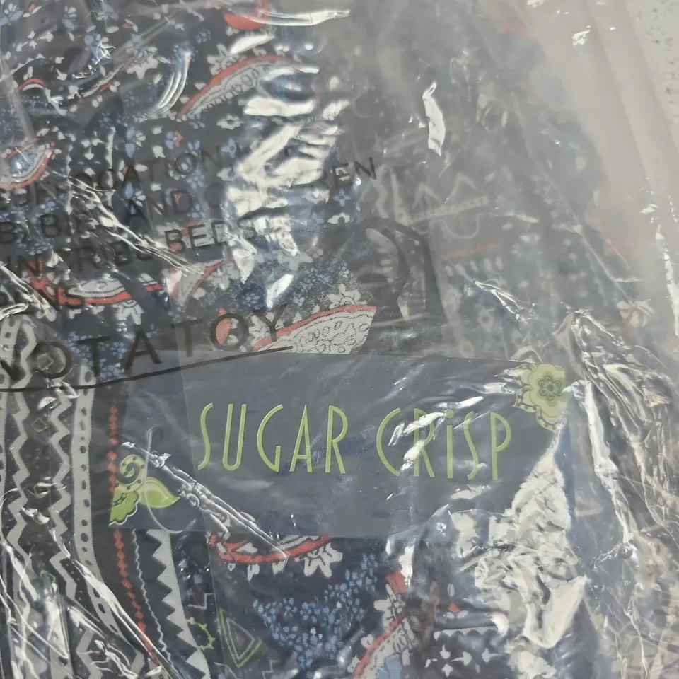 SUGAR CRISP TOP – PATTERNED, SIZE S, STYLE SC13659