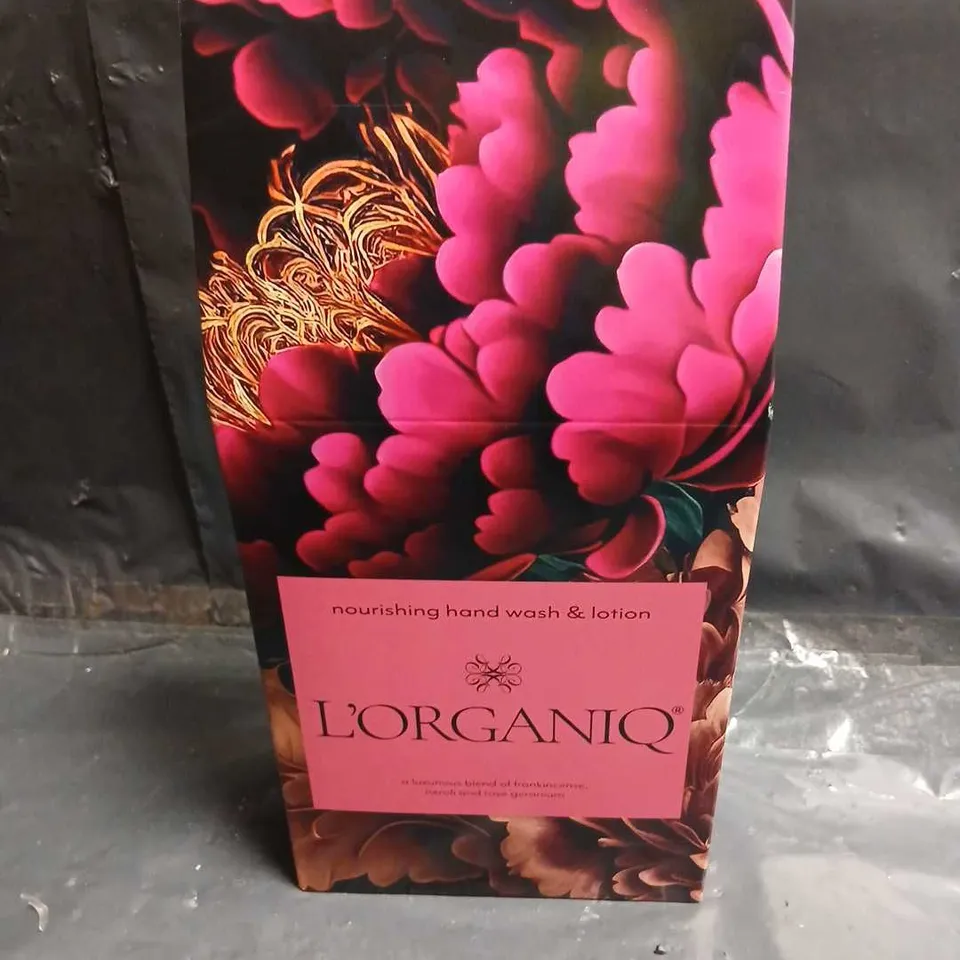 APPROXIMATELY TEN L'ORGANIQ NOURISHING HAND WASH & LOTION GIFT SET – 2 X 200ML