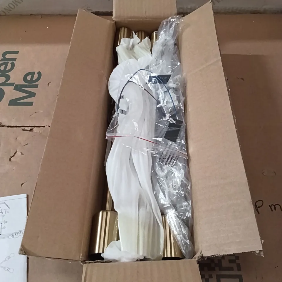 BOXED LIGHT FIXTURE - GOLD (1 BOX)