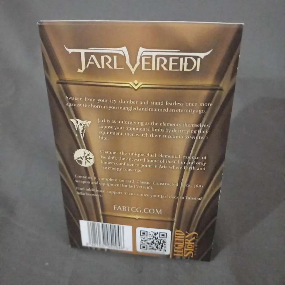 BOXED FLESH AND BLOOD ARMOURY DECK ORIGINS JARL VETREIDI