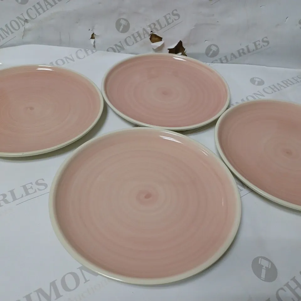 HARMONY SPINWASH PINK APPROX 12 PIECE DINNER SET RRP £48