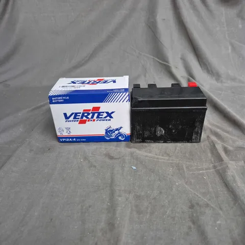 VERTEX MOTORCYCLE BATTERY VP12A-4 12V 10AH – BOXED