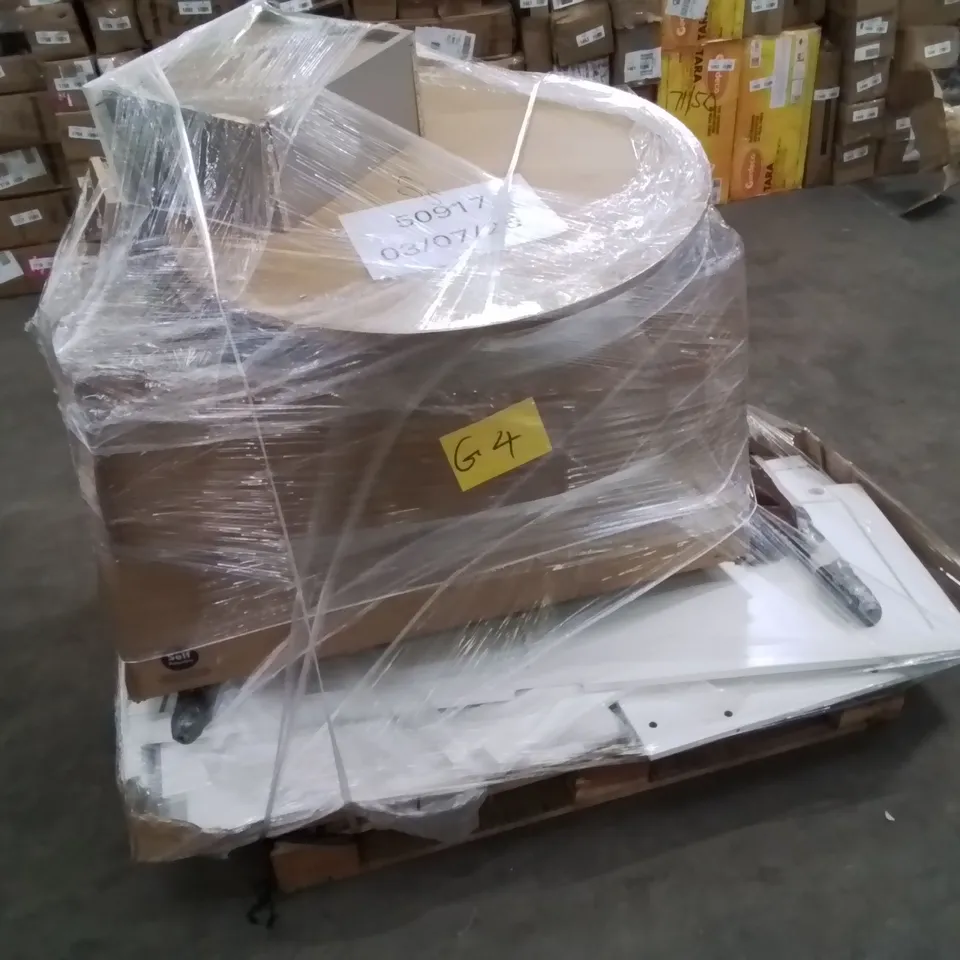 PALLET CONTAINING VARIOUS ASSORTED INCOMPLETE CUSTOMER RETURN ITEMS 