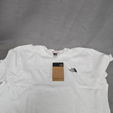 THE NORTH FACE SIMPLE DOME TEE – WHITE, UK L