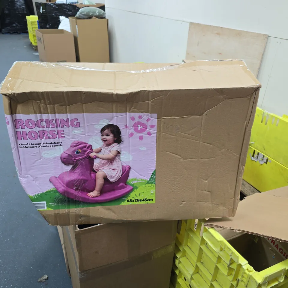 RIDE ON ROCKING HORSE IN PINK