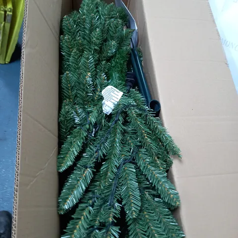 BOXED PRE-LIT 6FT PENCIL CHRISTMAS TREE - COLLECTION ONLY
