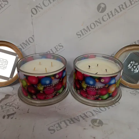 BOXED HOMEWORX SCENTED CANDLE - CHRISTMAS JOY
