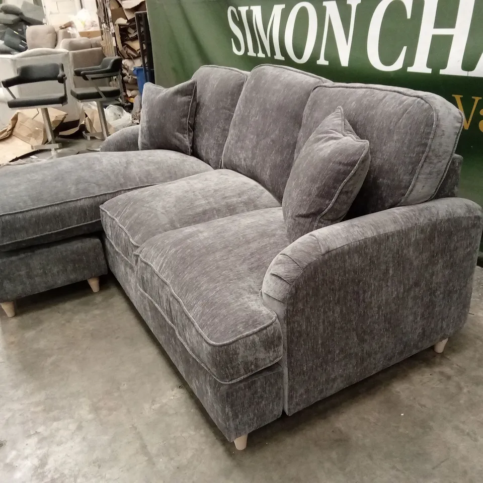 THREE POSTS GALILEE CHAISE SOFA - CHARCOAL RRP £719