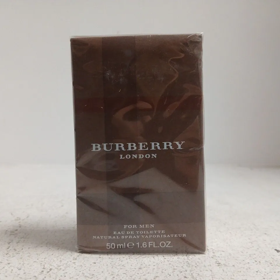 SEALED BURBERRY LONDON FOR MEN EAU DE TOILETTE 50ML