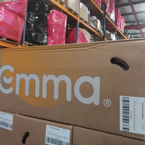 BRAND NEW BOXED EMMA UK V2 DIAMOND HYBRID 150 x 200CM KING SIZE MATTRESS