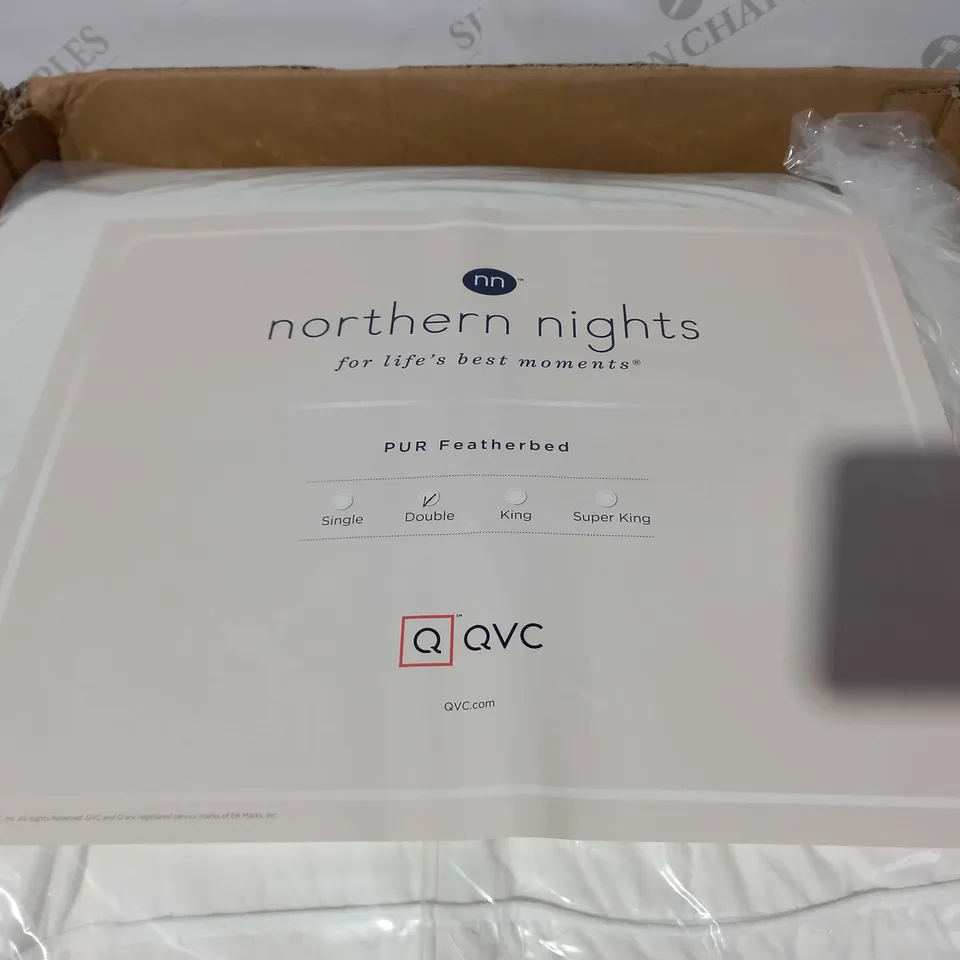 PUR FEATHER BY NORTHERN NIGHTS EXTRA DEEP FEATHERED DOUBLE MATTRESS TOPPER