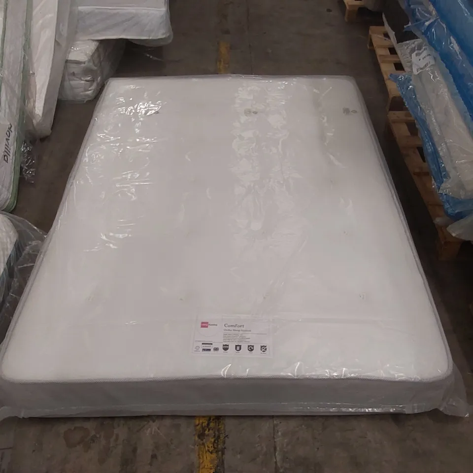 QUALITY BAGGED COMFORT ORTHO SLEEP SYSTEM 4'6 DOUBLE MATTRESS 