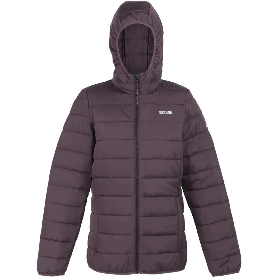 BRAND NEW REGATTA WOMENS HELFA QUILTED JACKET IN DEEP PLUM - SIZE 10