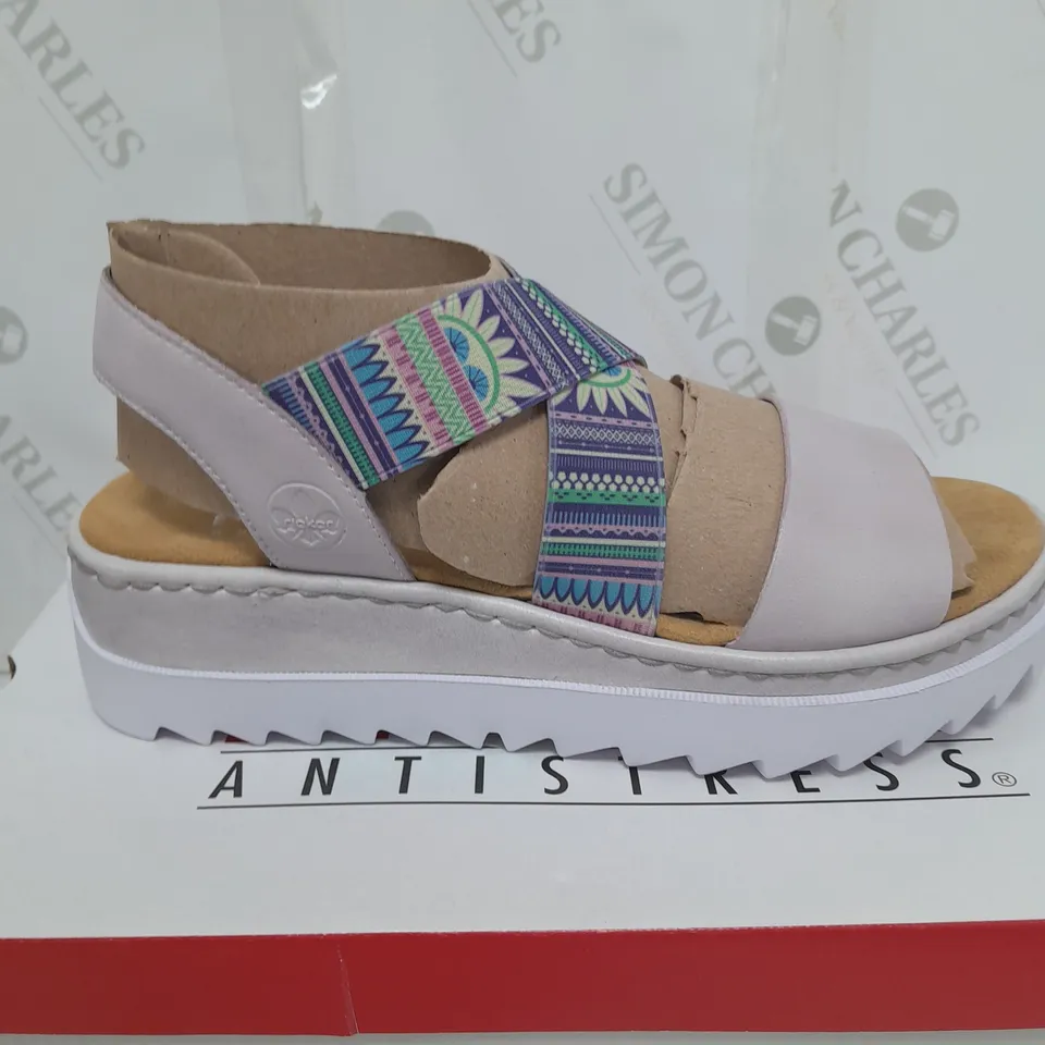 BOXED RIEKER ANTISTRESS SANDALS - SIZE 6