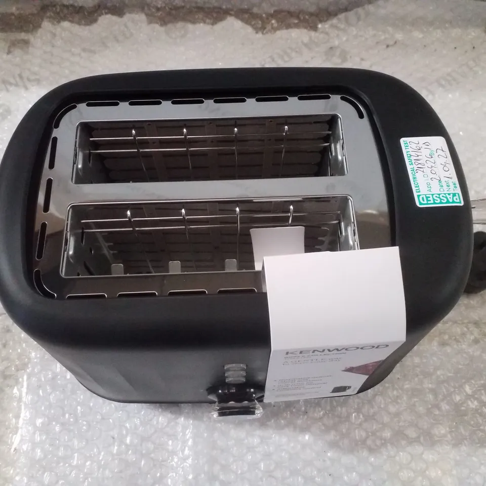 BOXED KENWOOD TCP06.000BK RIPPLE COLLECTION TOASTER