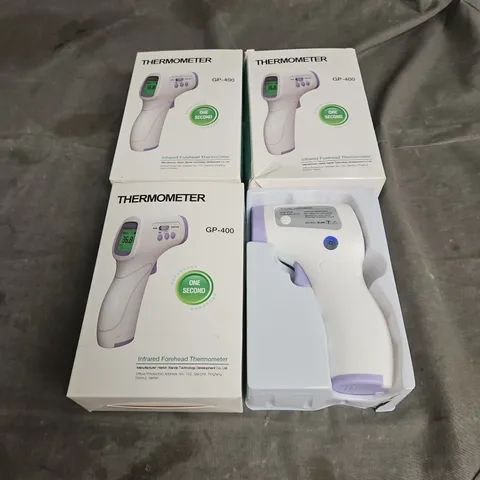 LOT OF 4 INFRARED FOREHEAD THERMOMETERS GP-400