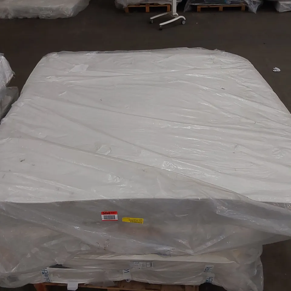 QUALITY BAGGED 6FT MEMORY FOAM OPEN COIL SUPERKING MATTRESS 