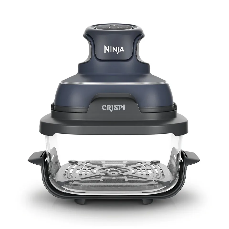 BOXED NINJA CRISPI 4 IN 1 PORTABLE GLASS AIR FRYER